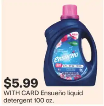 CVS Ensueño liquid detergent 100 oz offer