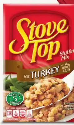 Target Stove Top 6-oz. stuffing mix offer