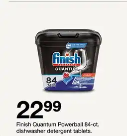 Target Finish Quantum Powerball 84-ct. dishwasher detergent tablets offer