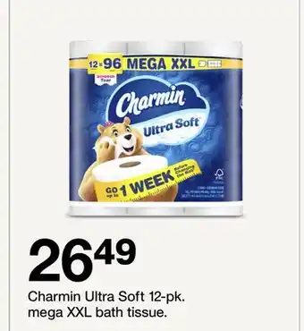 Target Charmin Ultra Soft 12-pk. mega XXL bath tissue offer