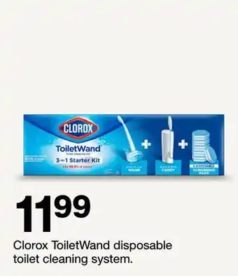 Target Clorox ToiletWand disposable toilet cleaning system offer