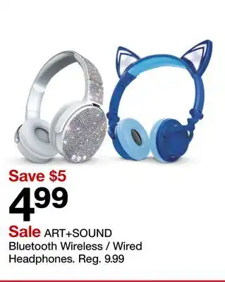 Target Bluetooth Wireless/Wired Headphones offer