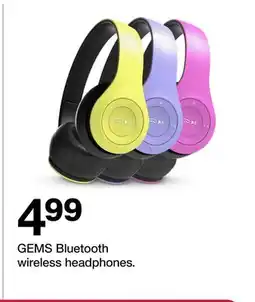 Target GEMS Bluetooth wireless headphones offer