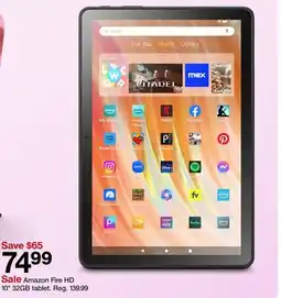 Target Amazon Fire HD 10 32GB tablet offer