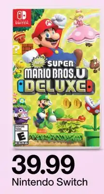 Target Super Mario Bros. Deluxe Nintendo Switch offer