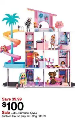 Target L.O.L. Surprise! OMG Fashion House play set offer