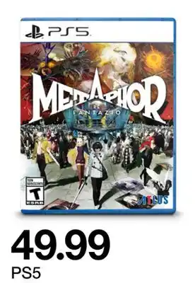 Target PS5 Metaphor Fantazio offer