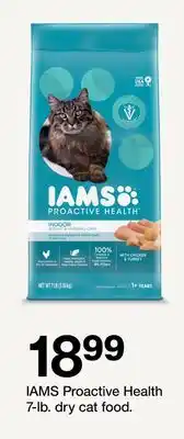 Target IAMS Proactive Health 7-lb. dry cat food offer