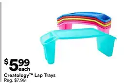 Michaels creatology Lap Trays offer