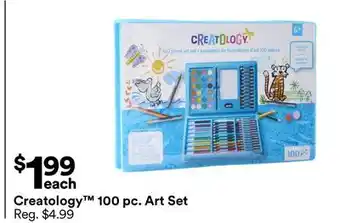 Michaels creatology 100 pc. Art Set offer