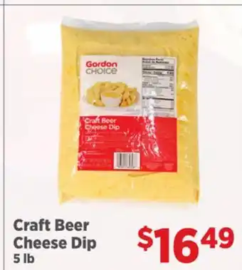 Gordon Food Services Craft Beer Cheese Dip offer