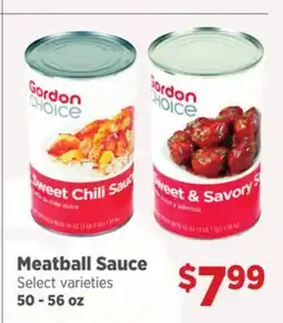 Gordon Food Services Gordon Choice Meatball Sauce offer