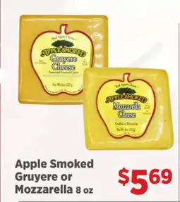 Gordon Food Services Apple Smoked Gruyere or Mozzarella offer