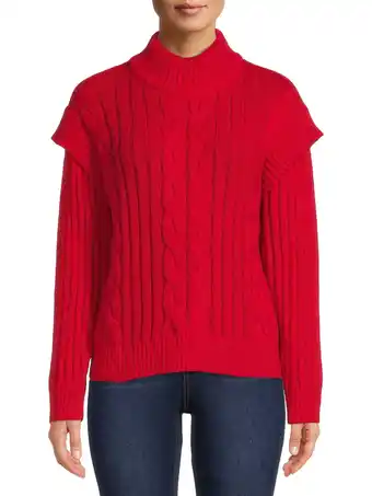 Walmart Time and True Women's Mock Neck Sweater offer