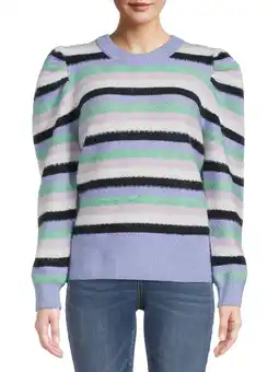 Walmart Time and Tru Women's Puff Sleeve Sweater, Midweight offer