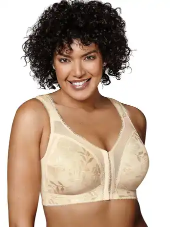 Walmart Playtex 18 Hour Front-Closure Flex Back Wireless Bra 4695 Color: Light Beige Size: 48 B offer