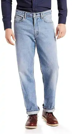 Walmart Big & Tall Levi's 550 Relaxed Fit Jeans Color: Clif Size: 44X29 offer