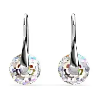 Walmart Cate & Chloe Destiny 18k White Gold Drop Earrings with Swarovski Crystals for Women, Gift for Her offer