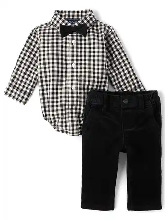 Walmart The Children's Place Baby Boys Long Sleeve Top & Pants Set, 2-Piece, Sizes NB-18M offer