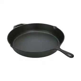 Walmart Ozark Trail 12 Pre-Seasoned Cast Iron Skillet with Handle and Lips offer