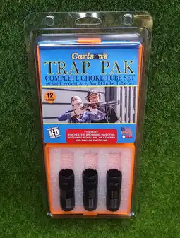 Walmart Carlson's Trap Pak 12GA Winchester/Browning, Mod/Full/Extra Full Choke Set 17208 offer