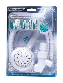 Walmart Whedon Champagne Massage AFP5C Hand Shower, 2.5 gpm, 7-Spray Function, 80 in L Hose offer