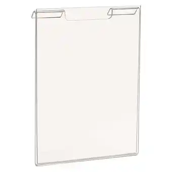 Walmart 7 in. H x 5 1/2 in. L Acrylic Sign Holder for Slatwall or Wire Grid Panels (Pack of 24) offer