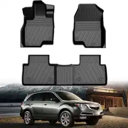 Walmart AOMSAZTO Car Floor Mats for Acura RDX 2019-2024 All Weather TPE Rubber Floor Liners Protection offer