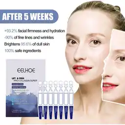 Walmart Kokovifyves 1 Box of 7Pc Collagen Promote Anti-Aging Serum Suitable for Moisturizing All Skin Types offer