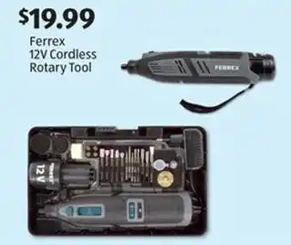 Aldi Ferrex 12V Cordless Rotary Tool offer