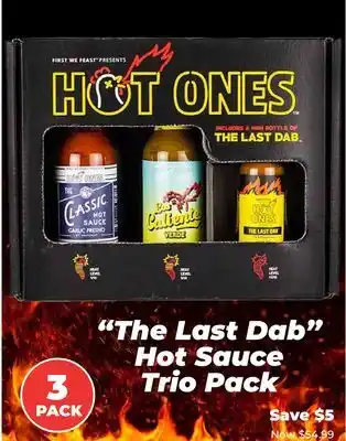 Showcase US The Last Dab Hot Sauce Trio Pack offer