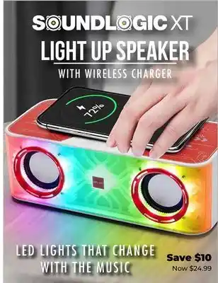 Showcase US WIRELESS CHARGING BLUETOOTH SPEAKER offer