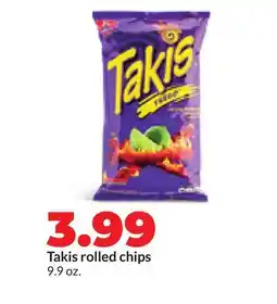 Hy-Vee Takis rolled chips offer