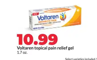 Hy-Vee Voltaren topical pain relief gel offer