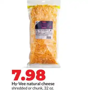 Hy-Vee Hy-Vee natural cheese offer