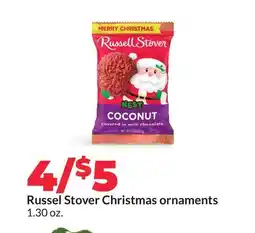 Hy-Vee Russel Stover Christmas ornaments offer