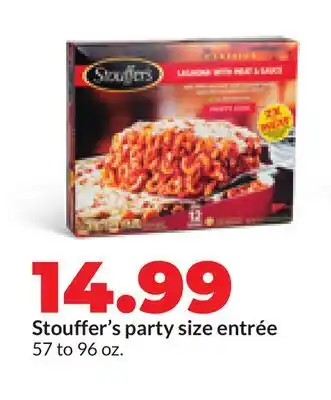 Hy-Vee Stouffer's party size entrée offer