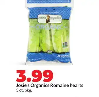 Hy-Vee Josie's Organics Romaine hearts offer