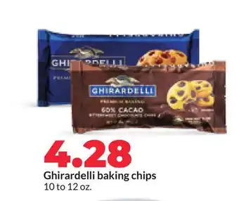 Hy-Vee Ghirardelli baking chips offer