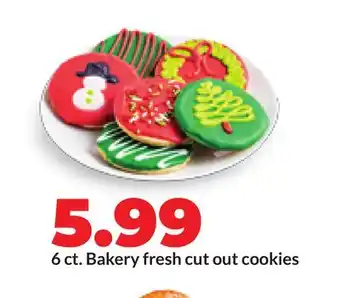 Hy-Vee 6 ct. Bakery fresh cut out cookies offer