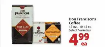 Albertsons Don Francisco's Coffee Select Varieties offer