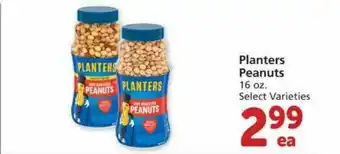 Albertsons Planters Peanuts Select Varieties offer