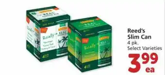 Albertsons Reed's Slim Can Select Varieties offer