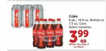 Albertsons Coke Select Varieties offer