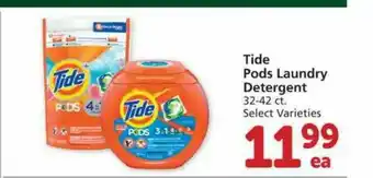Albertsons Tide Pods Laundry Detergent Select Varieties offer