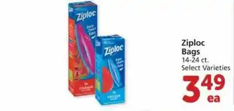 Albertsons Ziploc Bags Select Varieties offer