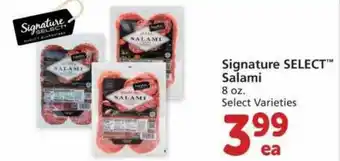 Albertsons Signature Select Salami Select Varieties offer
