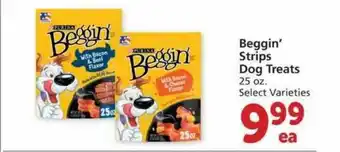 Albertsons Beggin' Strips Dog Treats Select Varieties offer