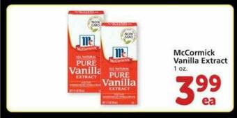 Albertsons Mccormick Vanilla Extract offer