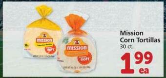 Albertsons Mission Corn Tortillas offer